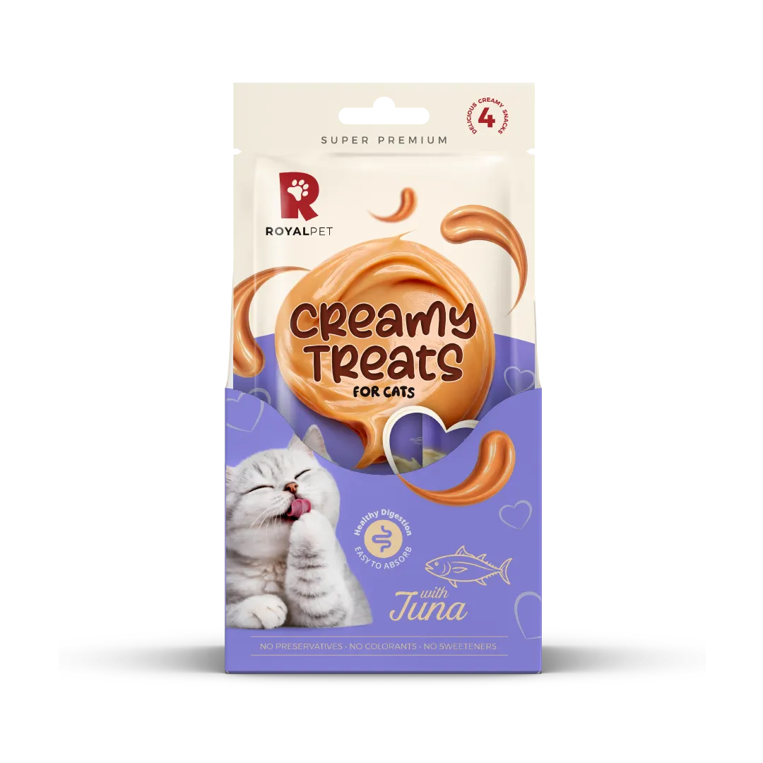 Royalpet Kediler İçin Ton Balıklı Krema Ödül Maması 4x14gr 1